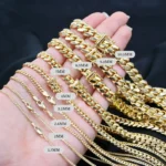 SOLID 14K Real Gold Miami Cuban Link Chain 14K Gold Chain Gold Men Ladies Heavy Chain Necklace - Image 4