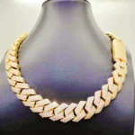 Moissanite Chain Cuban Link Chain Customized Cuban Chain Customization Iced Out Chains for Men Certificated VVS Moissanite Chain Bracelet - Image 2