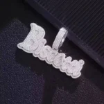 Custom Unisex Hip Hop Moissanite Brilliant Cut Pendant 4CT 925 Sterling Silver Certified Trendy Exclusive - Image 2
