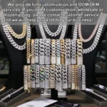 Design Custom Solid 14K Real Yellow Gold Heavy Plain Miami Cuban Curb Link Chain for Men - Image 4